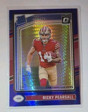 Ricky Pearsall Rated Rookie Blue Prism Optic 2024 Panini Donruss Optic Football