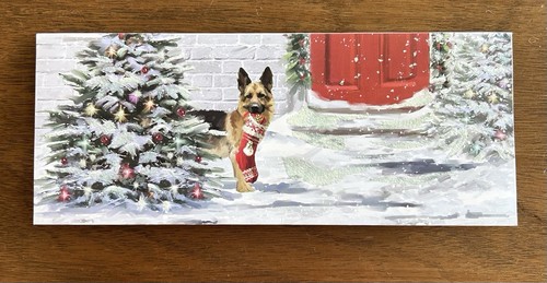3D Pop Up Panoramic Moving Parts Greeting Card Dog Holiday Dogs - Picture 4 of 5