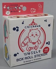 Chiikawa Sticker Set Box Roll Small Cute Creative MarimoCraft 100 Sheets used