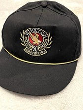 Vintage Winston Motorsports 20th Anniversary Rope Snapback Hat Black ANNCO USA