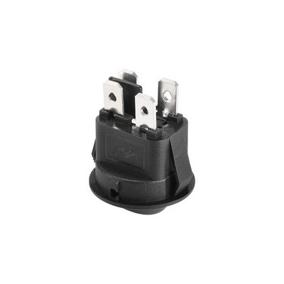 5PCS DPST 4Pins ON/OFF AC250V/6A 125V/10A Boat Rocker Switch Round