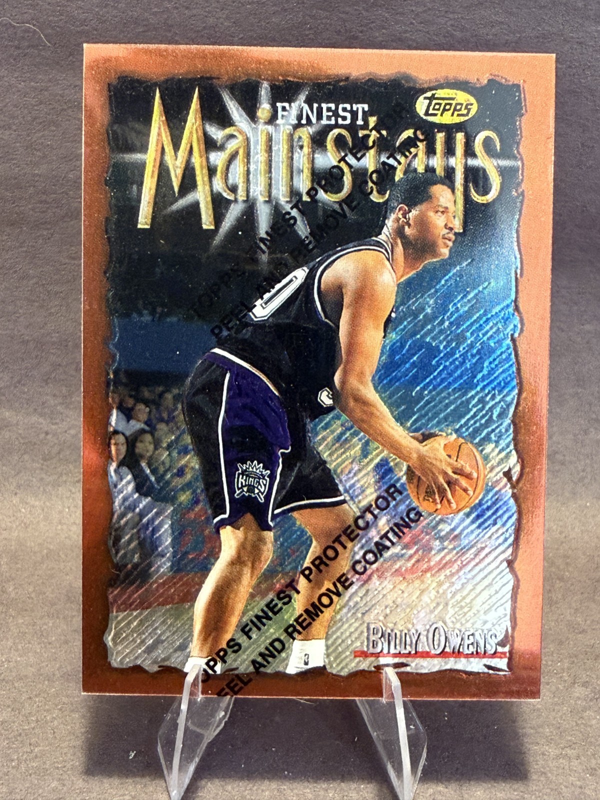 1996-97 Topps Finest - Common Bronze Billy Owens #151 Refractor