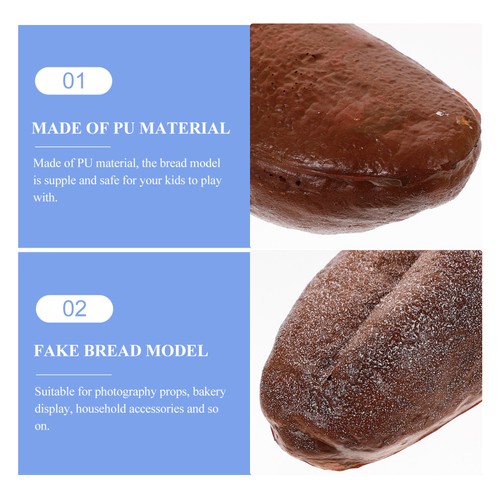 Realistisches Brotmodell, gefälschtes Brot, Dekoration, Simulation, - 第 3/12 張圖片