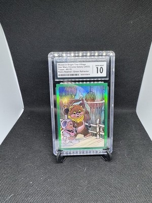 2022 Chrome Star Wars Galaxy Retro V-15 Wicket in Bright Tree Village /99 CGC 10