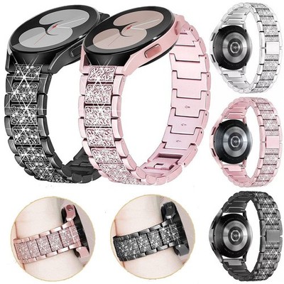 Bling Edelstahl Armband Für Samsung Galaxy Watch FE/7/4/6 Classic/5 Pro/3 45mm