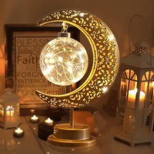 Moon Lamp, Ramadan Decorations for Home, Eid Mubarak Decorations, Ramadan Lig...