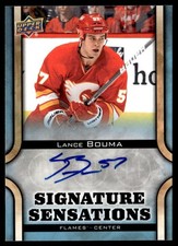 2013-14 Upper Deck Signature Sensations Lance Bouma Auto Calgary Flames #SS-LB