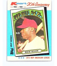 1982 Topps K-Mart 20th Anniversary Richie Dick Allen #21