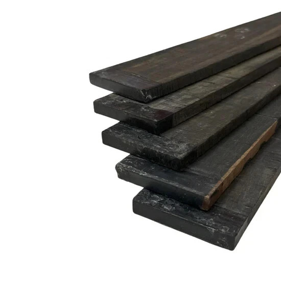 Gaboon Ebony Fingerboard Blank 24x 3x 3/8 Luthier Tonewood- Free US Shipping