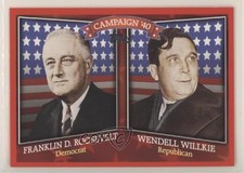 2008 Topps Franklin D Roosevelt Wendell Wilkie Willkie #HCM-1940 0ji1