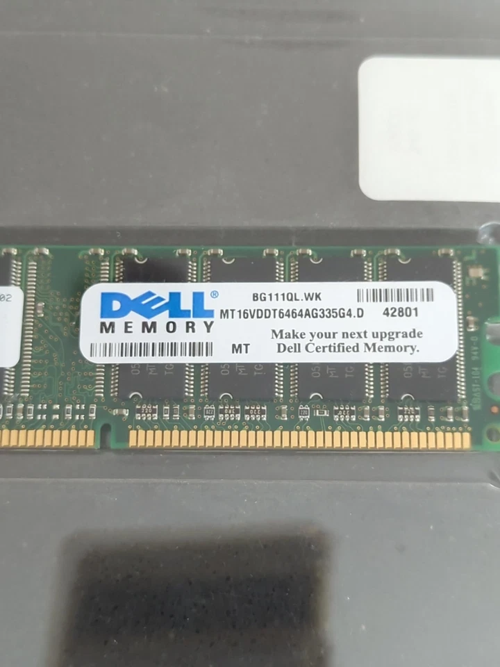 DELL 512MB DDR DIMM RAM Memory – 184-PIN Retail $49.95 - M6 - Image 3 of 4