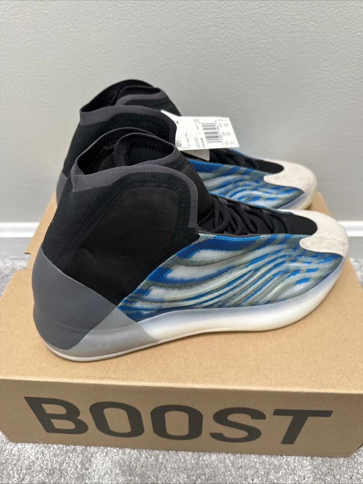 阿迪达斯Yeezy QNTM Bsktbl男式冰雪奇缘蓝色运动鞋GX5049 — 第 4/4 张图片