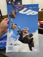 PETE DOCTER SIGNED AUTOGRAPH DISNEY PIXAR UP  MOVIE   12X18 PHOTO COA JSA