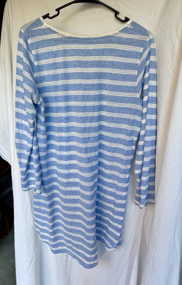 Camisón Tommy Hilfinger a rayas XL para dama Foto 3 de 4