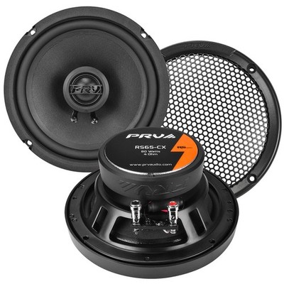 PRV 6.5'' 2-Way Coaxial Speaker Pair 80W 4 Ohm 2-Way RS Series RS65-CX