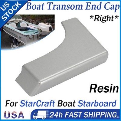 RIGHT SIDE For StarCraft Boat Transom End Cap STARBOARD Corner Cap Bracket Guard