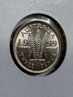 オーストラリア3ペンス 1959 Australia 3 Pence Small Silver Coin | eBay