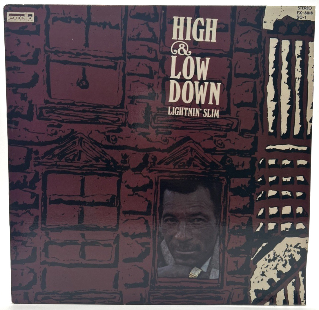 LIGHTNIN SLIM "High And Lowdown" LP Reissue Excello ‎– EX-8018 SO-1