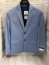 Van Heusen Flex Blazer Medium Blue Sport Coat Size 18 New 90 Boys Kids