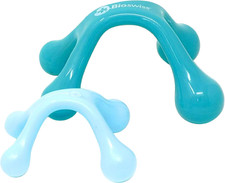 2-Pack Handheld Full Body Massager, 4-Leg Pressure Point Tool for Back, Neck, an