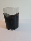 2 GUN  & WHISKEY Rock Tumblers with Metal Gun On Black Leather Sleeves Retro — photo 4