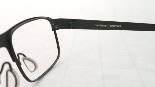 Prodesign Denmark 3108 c.6521 Titanium gray Rectangular Eyeglasses 55-16-140 - Picture 8 of 9