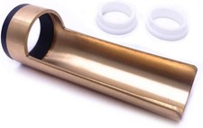TUOREN Brass Guitar Slides 72mm / 2.8" Length Finger w/ Semicircle