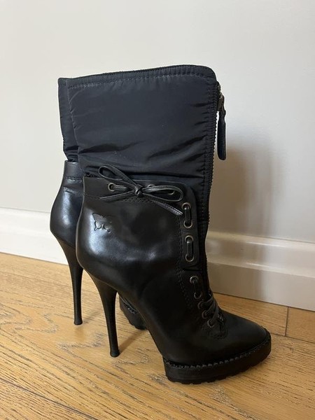 Women Kenzo Heels Black Nylon 37