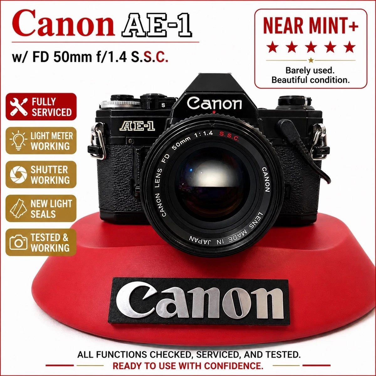 Canon AE-1 50 mm Film Cameras for sale | eBay