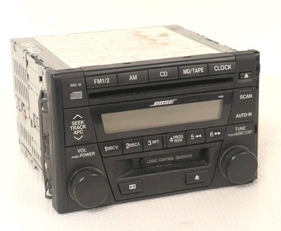 01-02 Mazda 626 Am FM Radio With CD and Cassette Player Gj4j 66