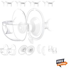 Two Complete Sets Compatible with Momcozy M5 Breast Pump Replacement Parts, 2...