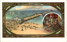 Heinz 57 advertising ~ Ocean Pier Atlantic City NJ ~ beautiful design UDB c1905