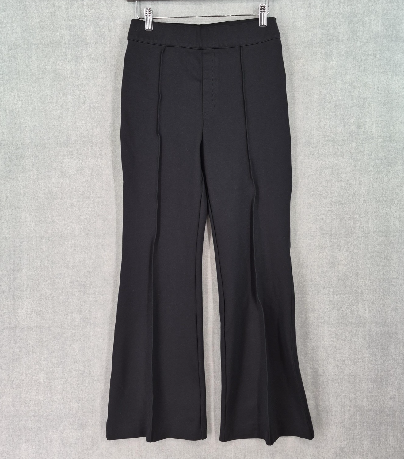 Spanx Pants Womens Medium Black Flare Bootcut The Perfect Black Pant Stretch