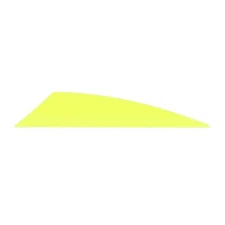 Tac Vanes 2.25" x .47" Driver Yellow Polymer Fletching - 80TAC-0360809-1185