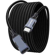 USB C Extension Cable 16.5Ft Extra Long, USBC Extender 100W Charging/10Gbps Data