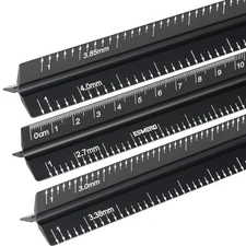 All-in-One Leather Working Tools Precision Positioning Punching Craft Ruler