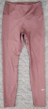 Nike Dri-Fit Dust Pink Wicking Quick Dry High Rise 7/8 Ankle Legging; Medium