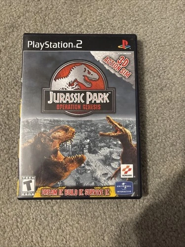 Jurassic Park: Operation Genesis (Sony PlayStation 2, 2003) No Manual Tested