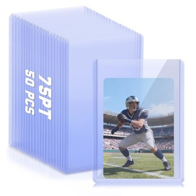 Top Loader Thick Card Load Holder Storage for Trading Cards Sports Sleeves Ha...