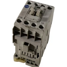 New Allen-Bradley 100-C16D10 Ser. B IEC Contactor 16A 120VAC 3P 1NO Aux 