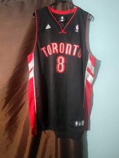 Adidas Jose Calderon Toronto Raptors Black Swingman Jersey Men's sz. Extra Large
