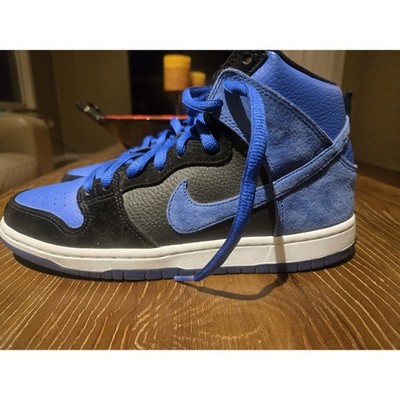 Nike SB Dunk High J-Pack Royal 305050-018 Black Blue Sz 9 2014