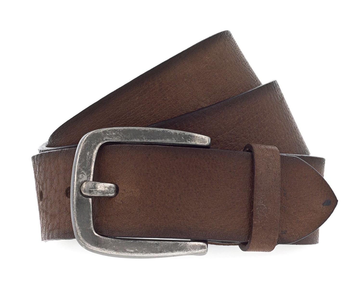 Vanzetti 40mm Full Leather Belt W80 Dark Brown