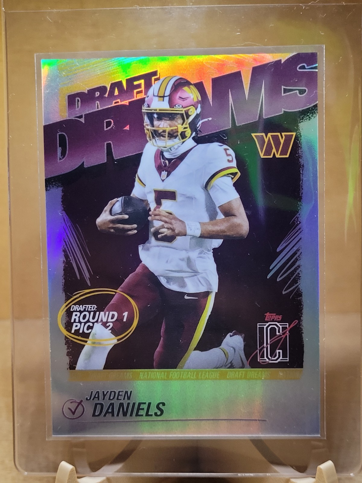 2025 Topps Signature Class #DD-11 Jayden Daniels Draft Dreams Case Hit/SSP