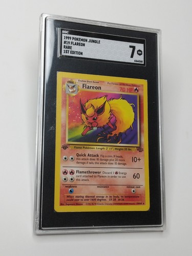Flareon (1st Edition) graded SGC 7 for sale on eBay