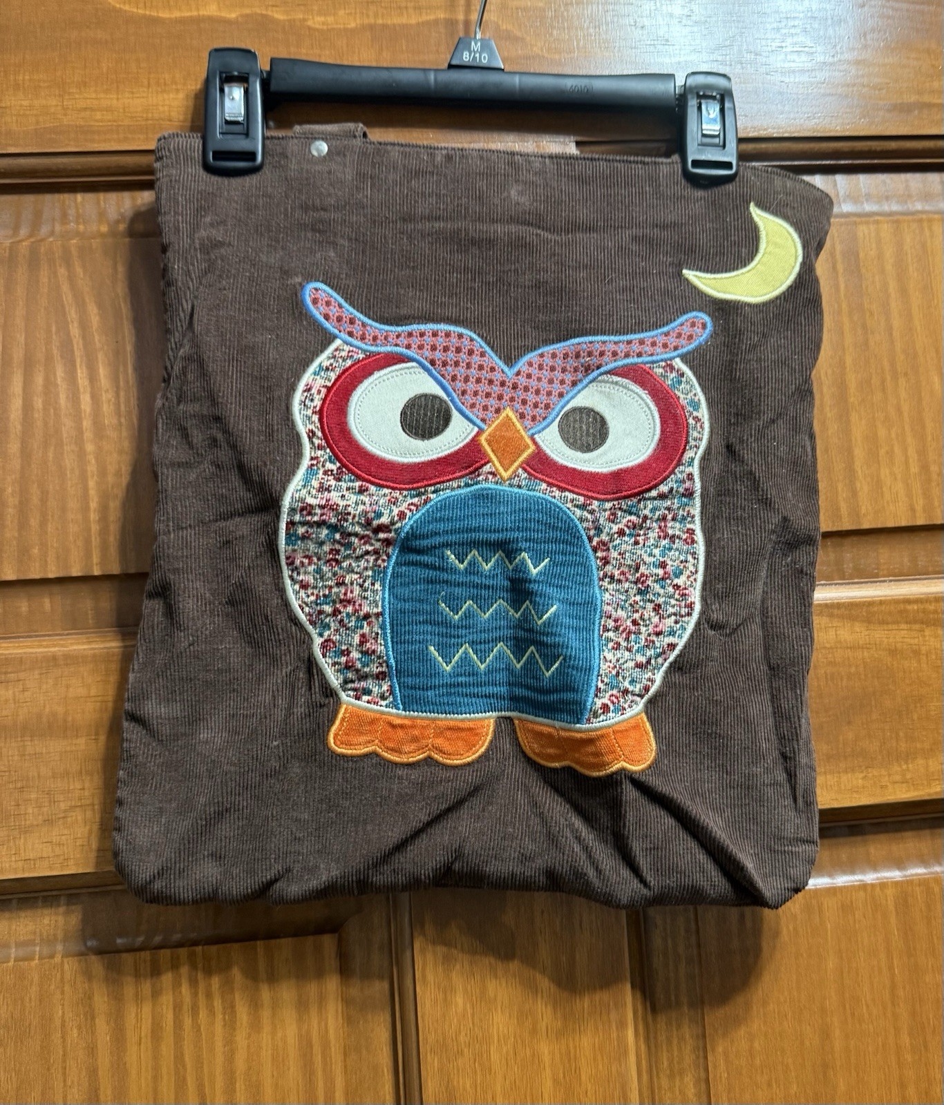 Owl and Moon Tapestry Purse Button Closure Boho Hippie Shoulder Bag