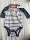Pepco Baby Boys Bear Long Sleeve Bodysuit 6-9 Months NWT — photo 1