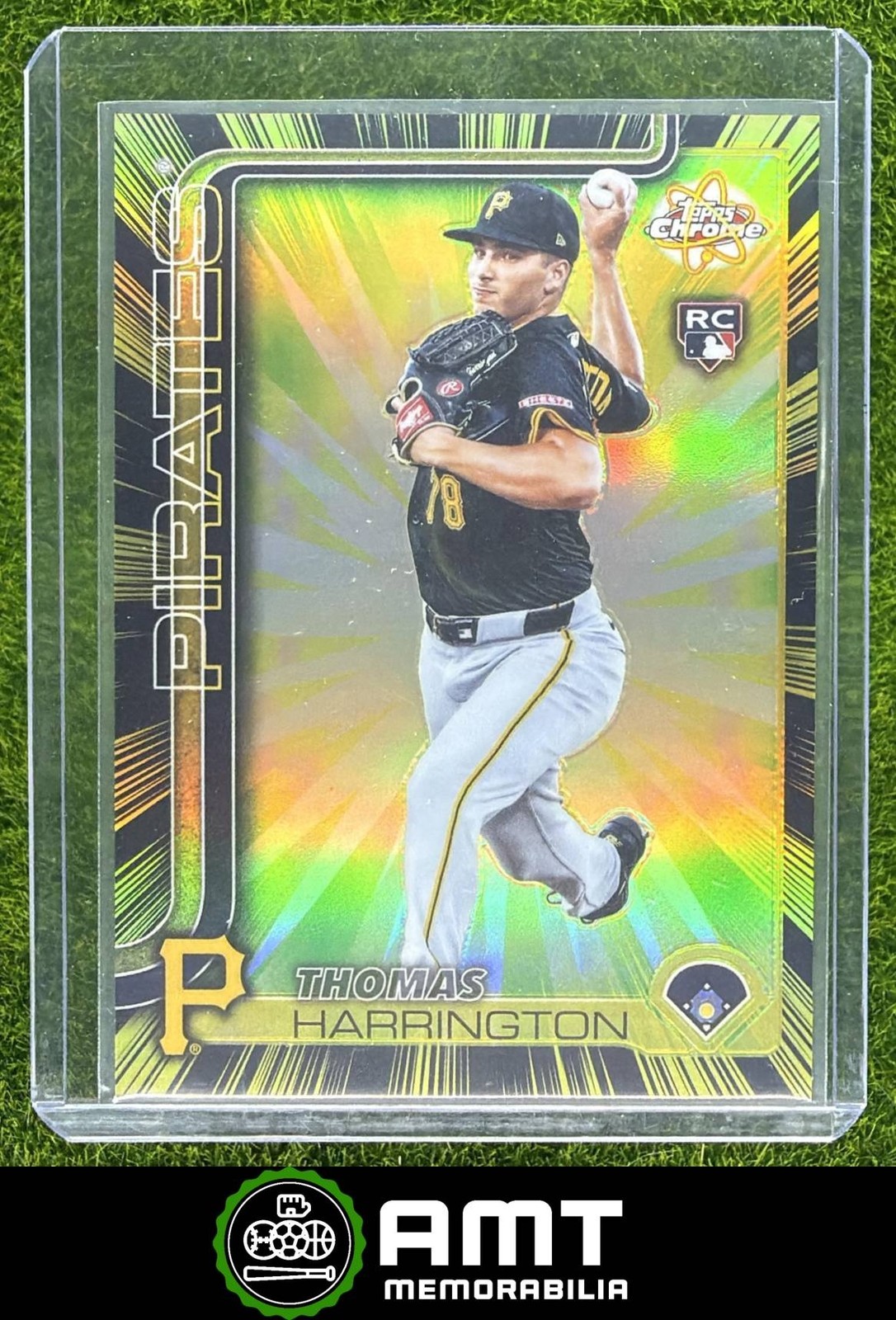 Thomas Harrington RC 2025 Topps Chrome Update Radiating Rookie Pirates