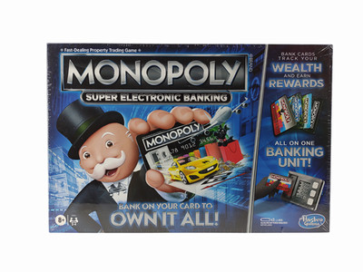 Monopoly Super Electronic Banking Board Game Electronic Banking Unit NEW SEALED