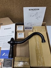 Kingston Brass KS3220PX Vintage Wall Mount Kitchen Faucet Vintage Brass - 13...